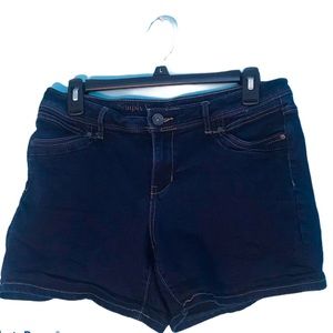 🦋 Simply Vera Wang Jean Short Denim Shorts Dark